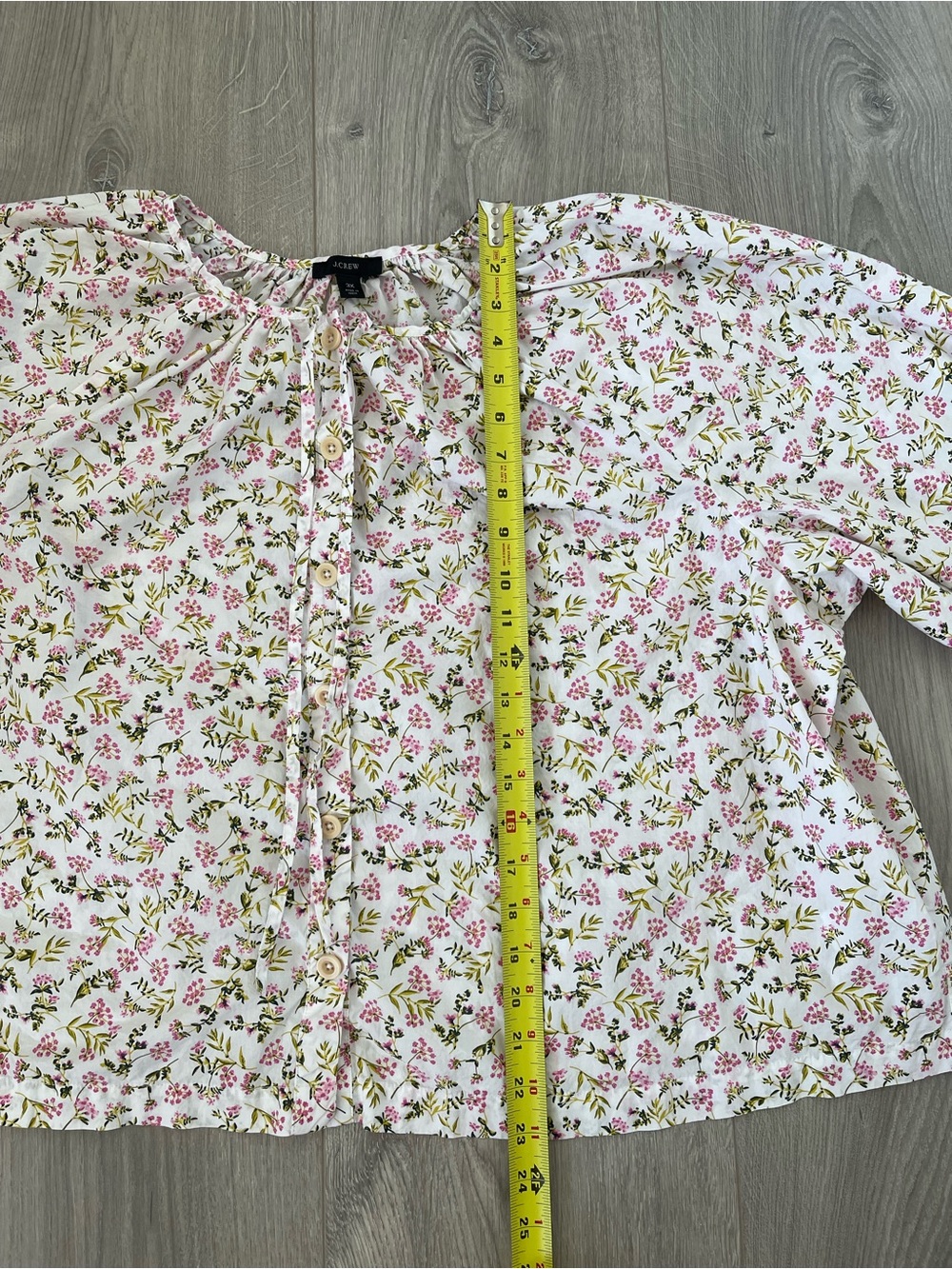 J. Crew Floral Poplin Cotton Blouse - Picture 8 of 8